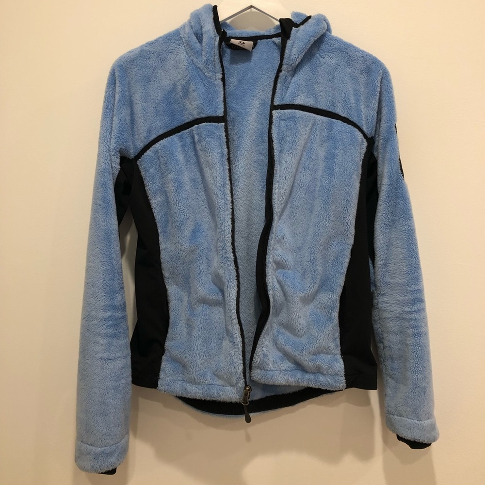 Columbia Titanium zip hooded fleece size medium